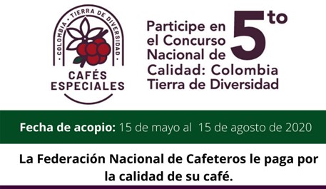 La Federación Nacional de Cafeteros busca los mejores cafés de la cosecha 2020