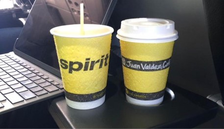 El café Juan Valdez volará con Spirit Airlines