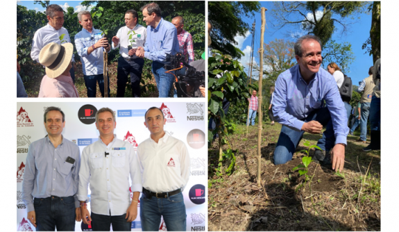 Nestlé, con el apoyo de la FNC, sembrará 7,5 millones de árboles en Colombia