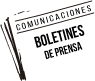 Boletines de prensa